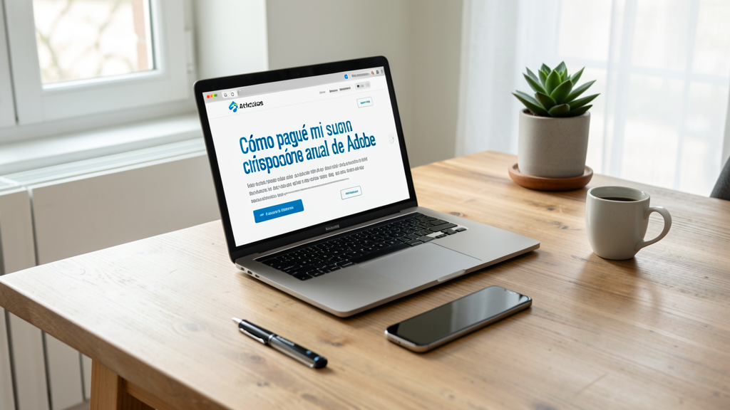 Imagen editorial que ilustra Cómo pagué mi suscripción anual de Adobe solo con cashback de una tarjeta digital